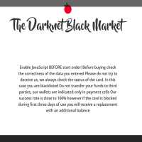 The Darknet Black Market